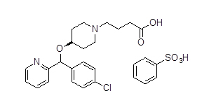 苯磺酸倍他司汀